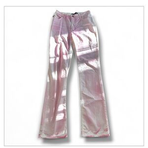 Pink and White Roberto Cavalli Designer Jeans